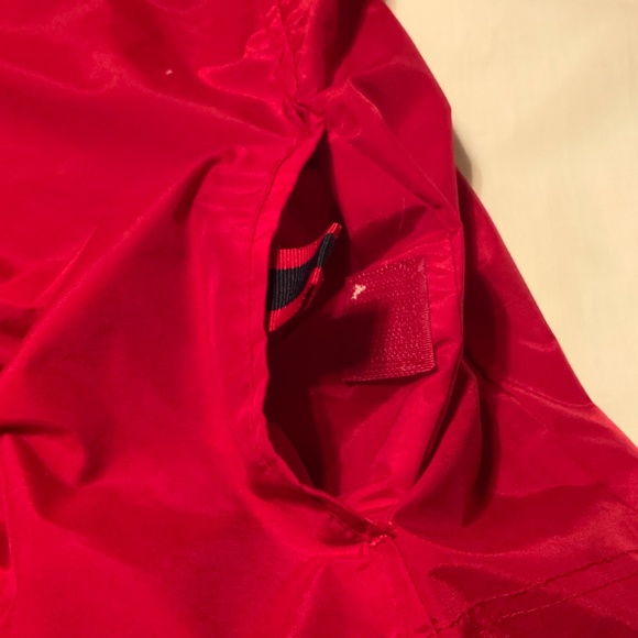 A/E Sport & Co. Red Weather Resistant Nylon, Cotton Lined, Hooded Jacket (XXL) - Picture 5 of 10